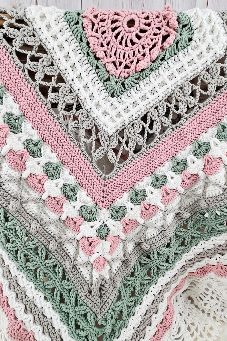 Roseveil Blanket Crochet Pattern