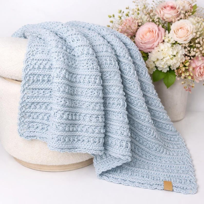 Worsted Sampler Blanket Crochet Pattern