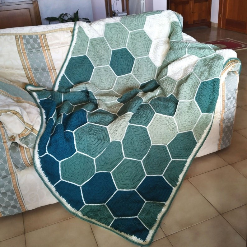 Seaglass Blanket Crochet Pattern