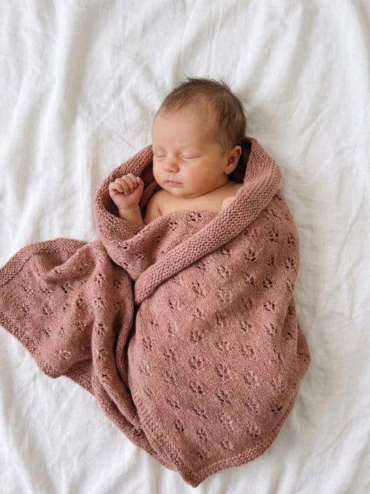 Bloom Baby Blanket Knitting Pattern