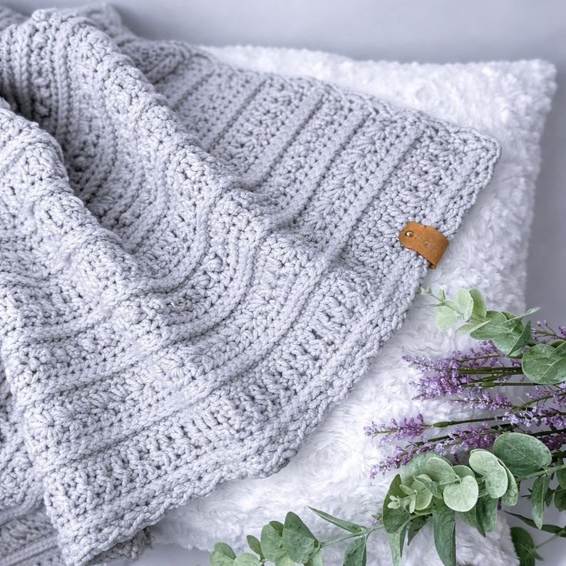 Worsted Sampler Blanket Crochet Pattern