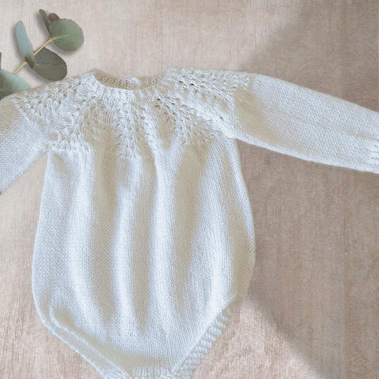 Angel Romper Knitting Pattern