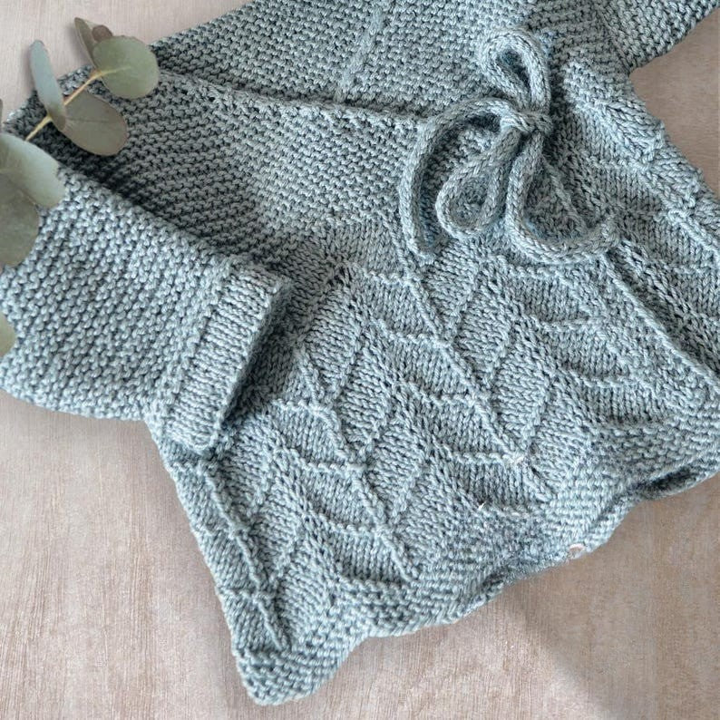 Nordic Baby Cardigan Knitting Pattern