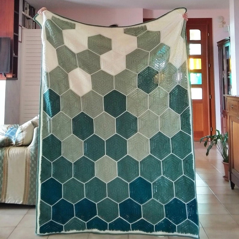 Seaglass Blanket Crochet Pattern