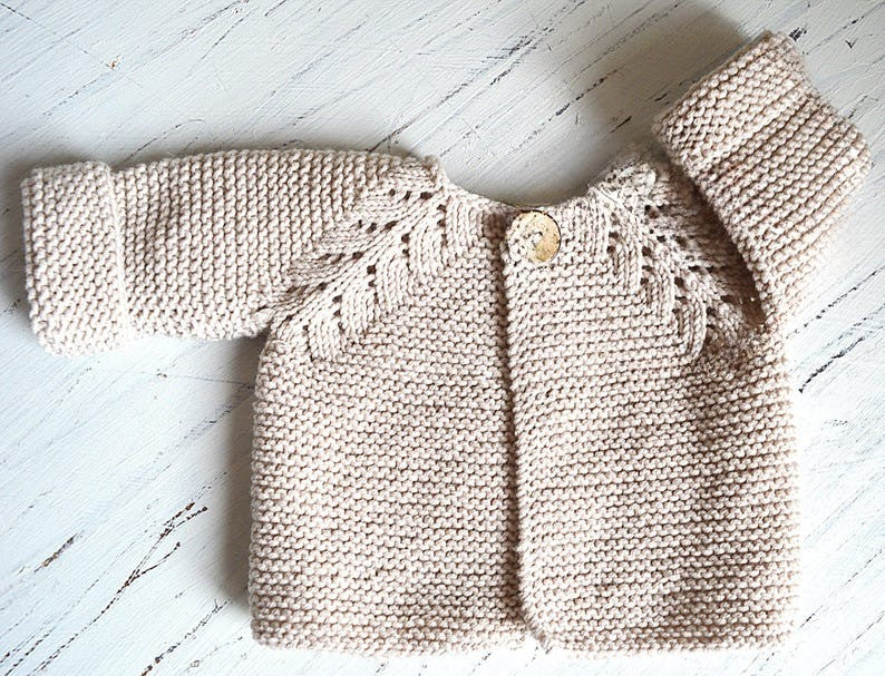 Pinecrest Baby Cardigan Knitting Pattern