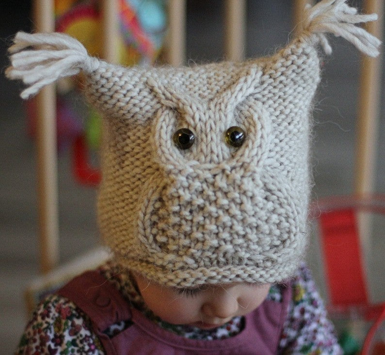 Owlet Hat Knitting Pattern
