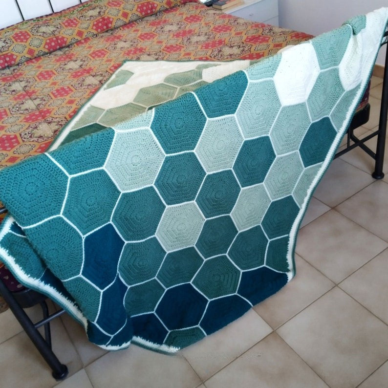 Seaglass Blanket Crochet Pattern