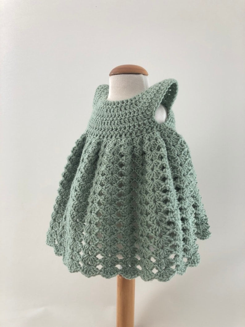 Sweet Baby Dress Crochet Pattern