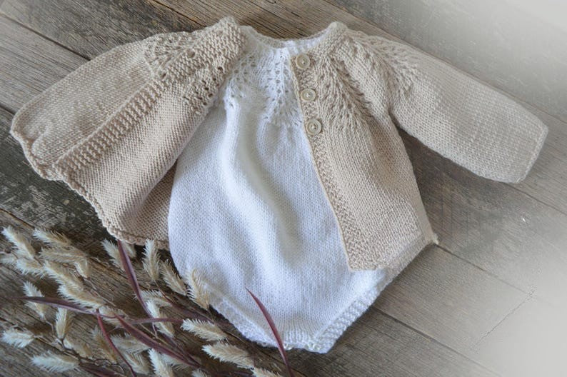 Angel Romper Knitting Pattern