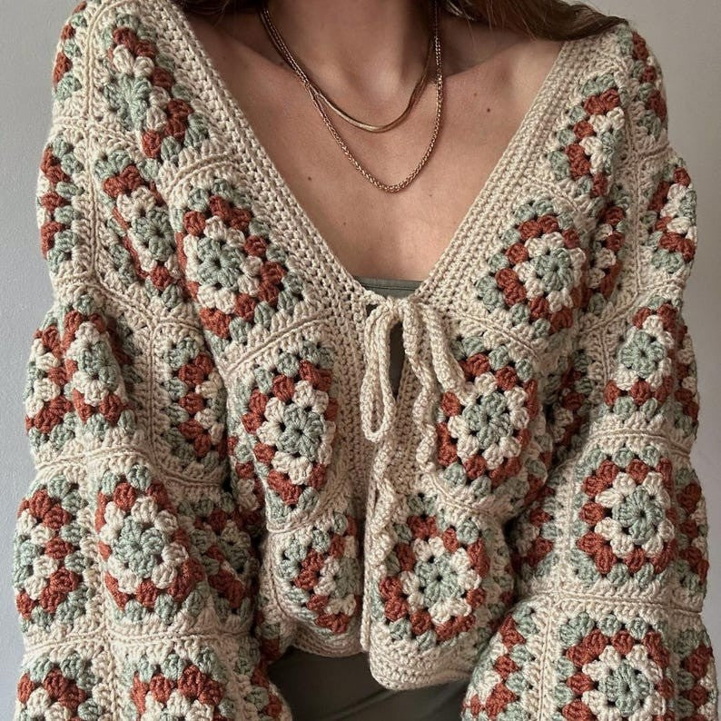 Rustleaf Cardigan Crochet Pattern