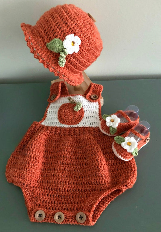 Pumpkin Baby Set Crochet Pattern
