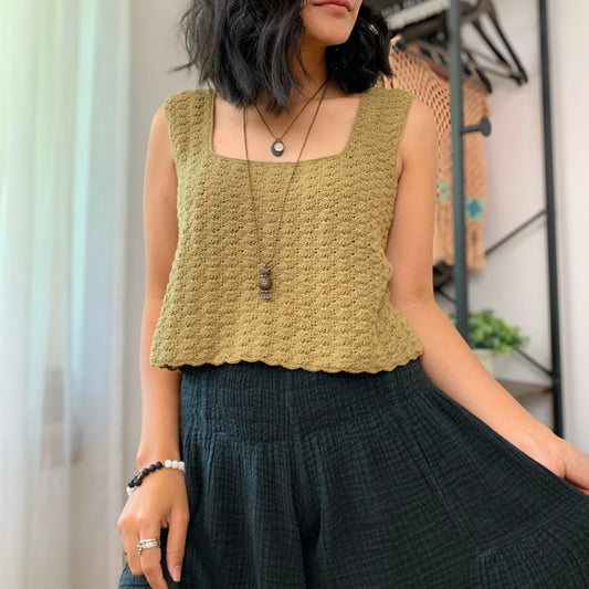 Olive Tank Crochet Pattern