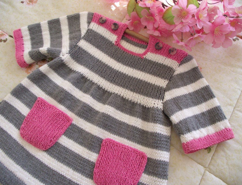Candy Dress Knitting Pattern