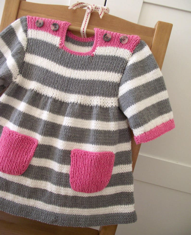 Candy Dress Knitting Pattern