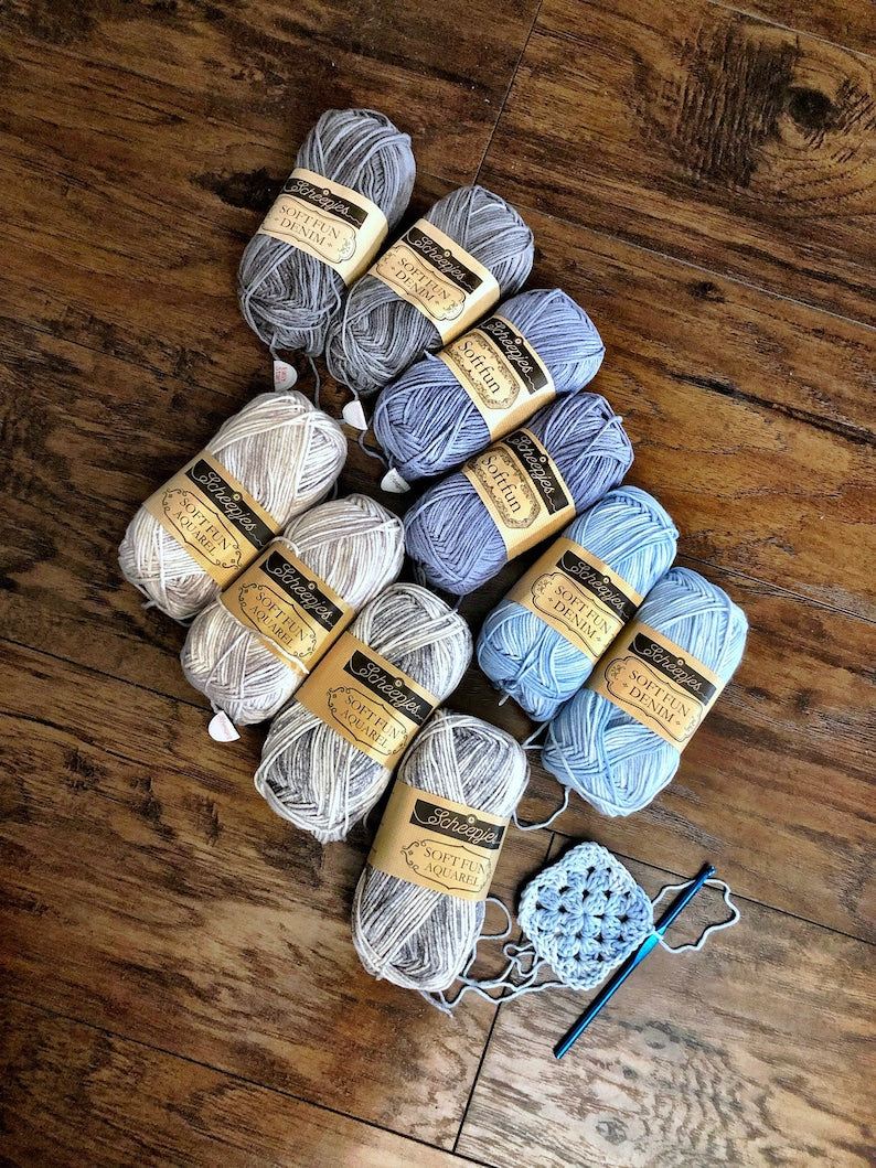 Unity Squares Blanket Crochet Pattern