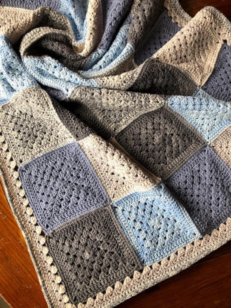 Unity Squares Blanket Crochet Pattern
