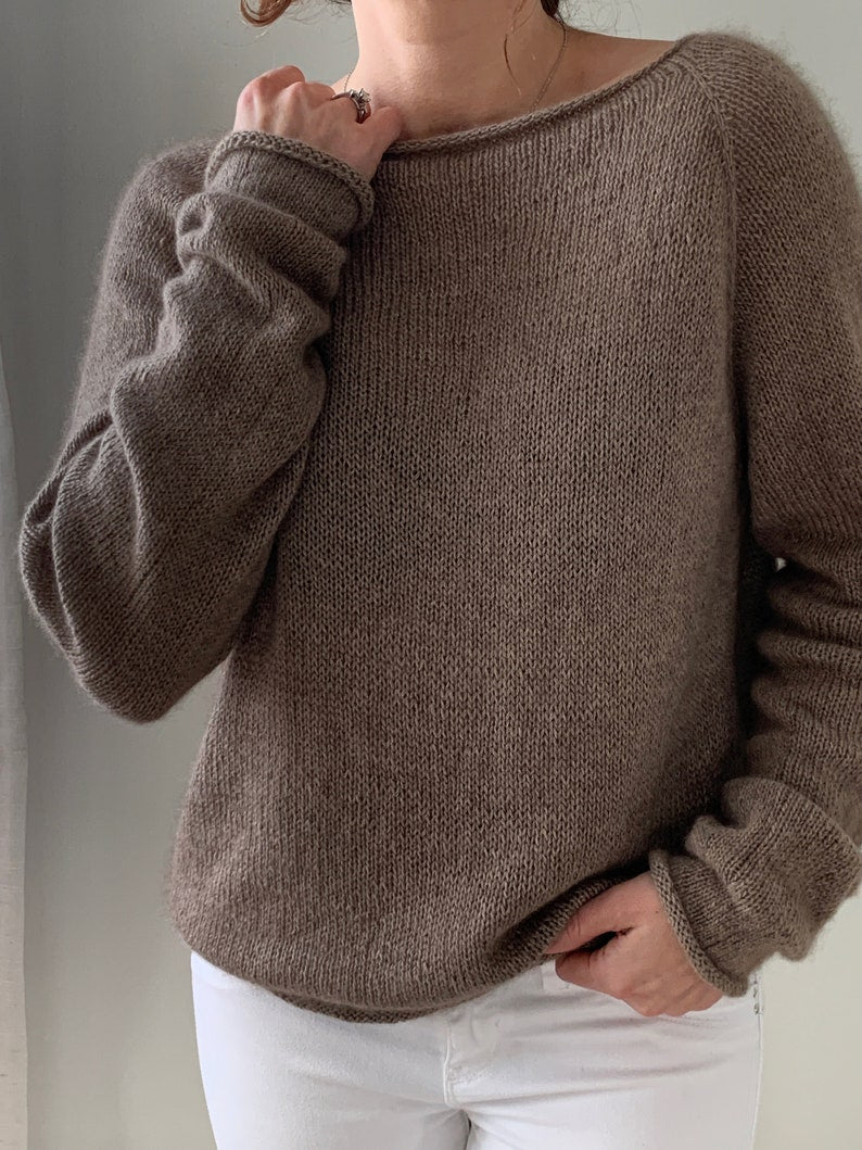 Moondrape Sweater Knitting Pattern