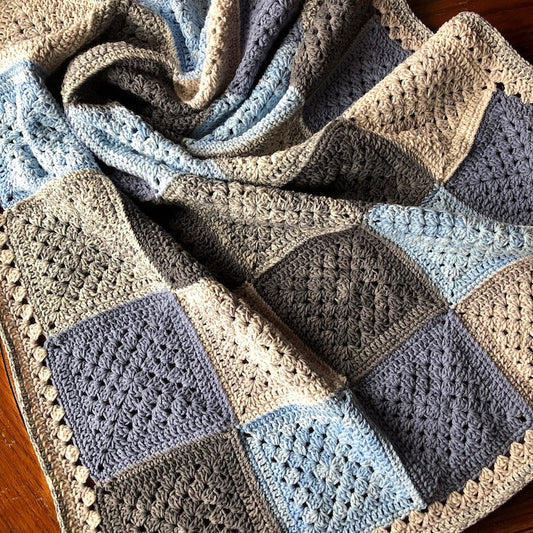 Unity Squares Blanket Crochet Pattern