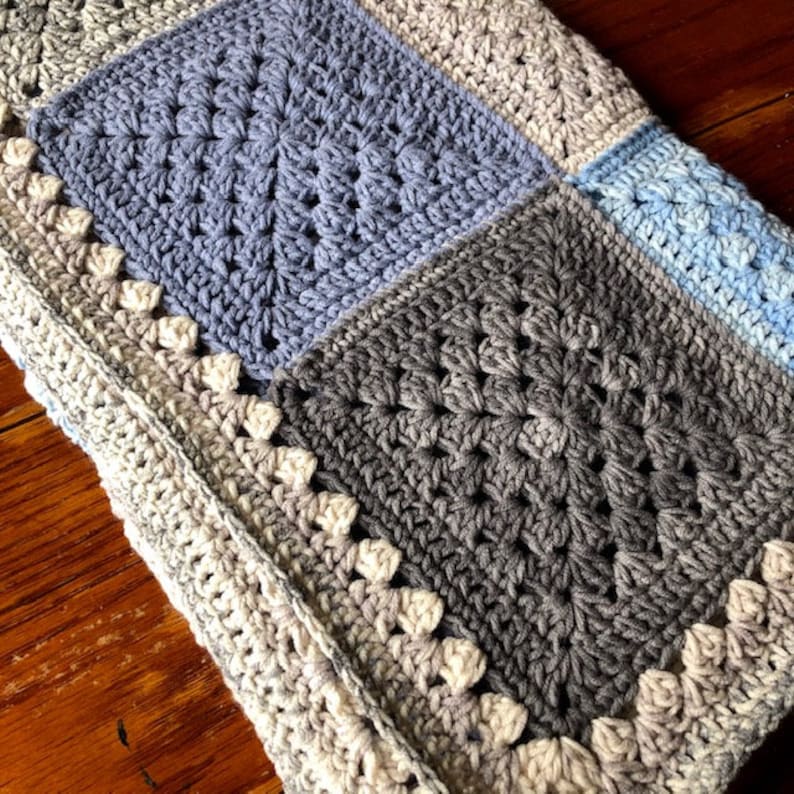 Unity Squares Blanket Crochet Pattern