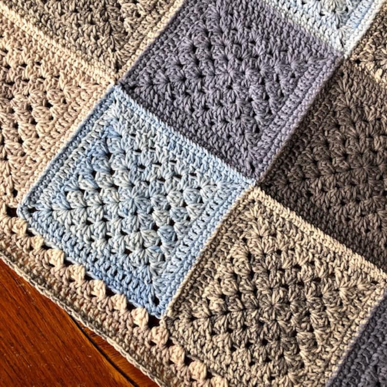 Unity Squares Blanket Crochet Pattern
