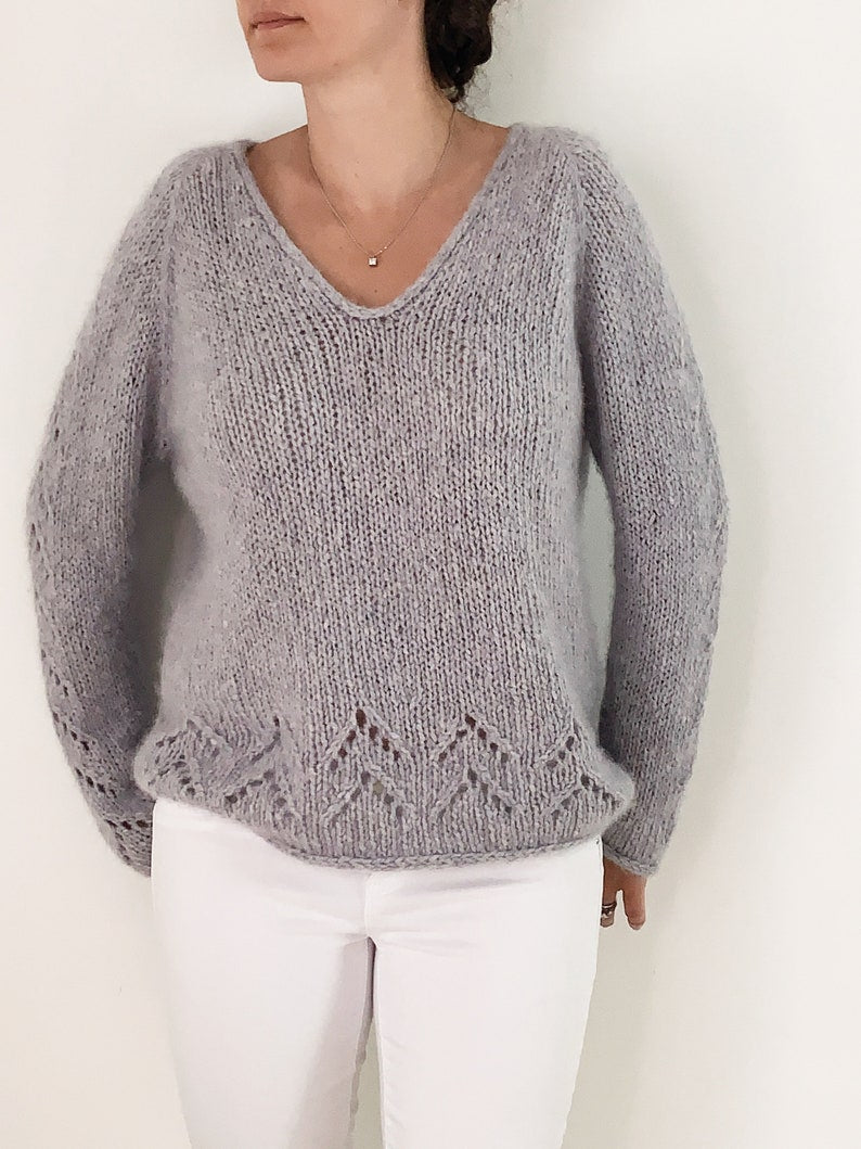Mistvale Sweater Knitting Pattern