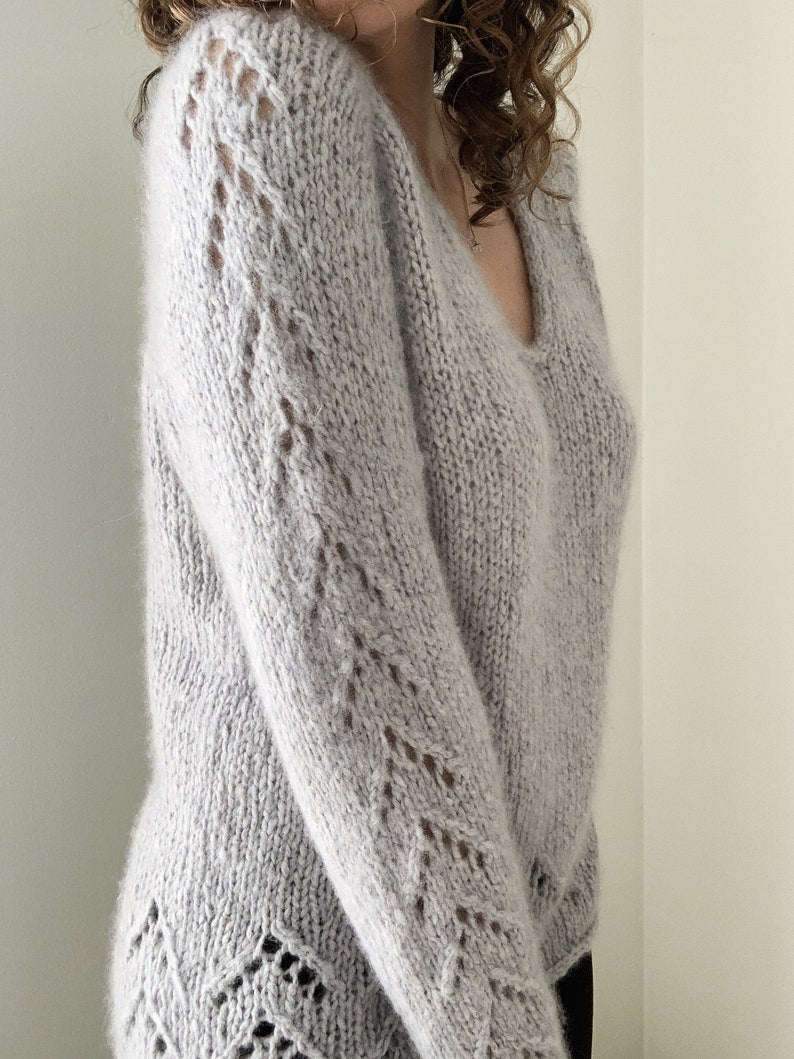 Mistvale Sweater Knitting Pattern