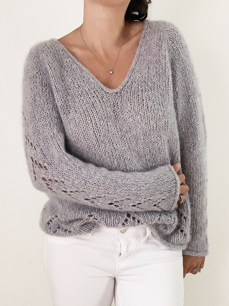 Mistvale Sweater Knitting Pattern