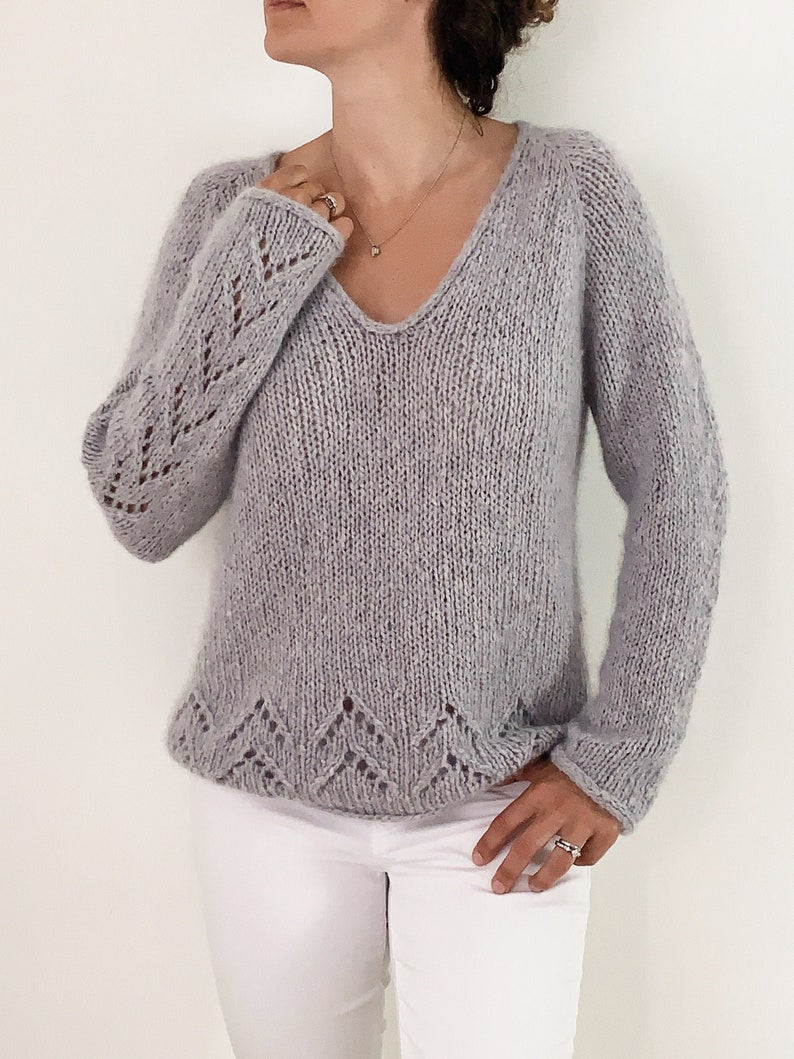 Mistvale Sweater Knitting Pattern