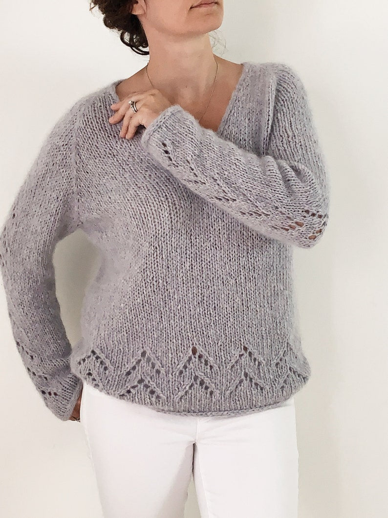 Mistvale Sweater Knitting Pattern