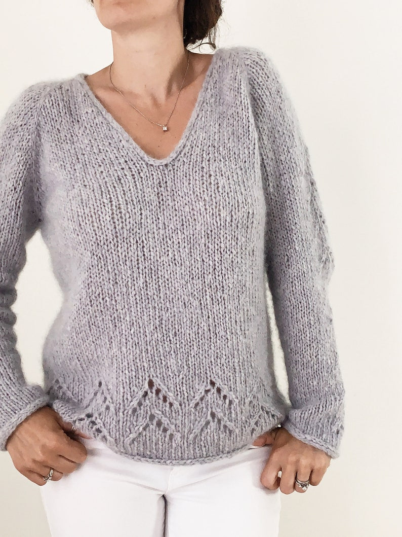 Mistvale Sweater Knitting Pattern