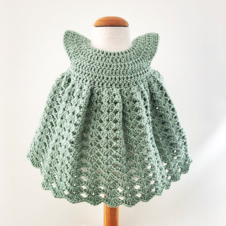 Sweet Baby Dress Crochet Pattern