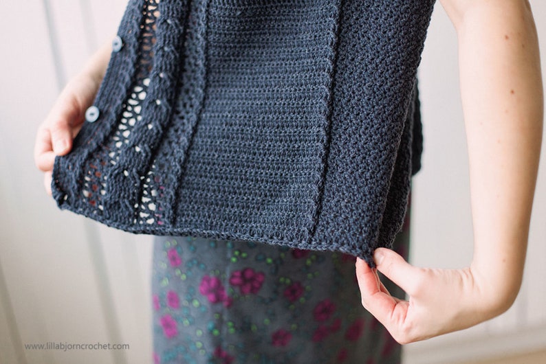 Mistwood Cardigan Crochet Pattern