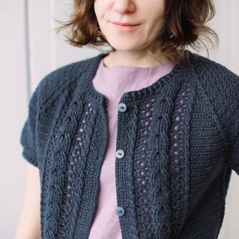 Mistwood Cardigan Crochet Pattern