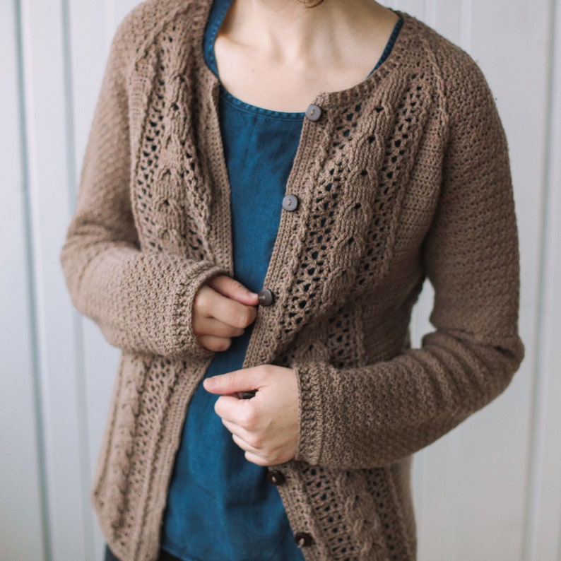 Mistwood Cardigan Crochet Pattern