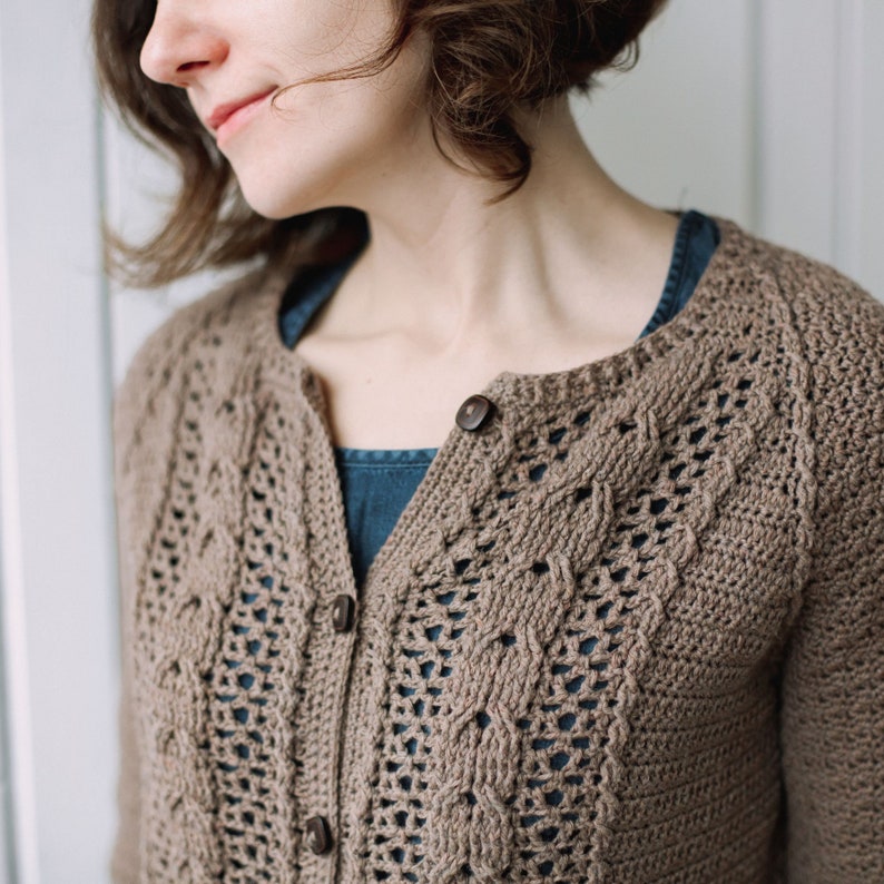 Mistwood Cardigan Crochet Pattern