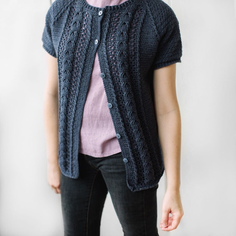 Mistwood Cardigan Crochet Pattern