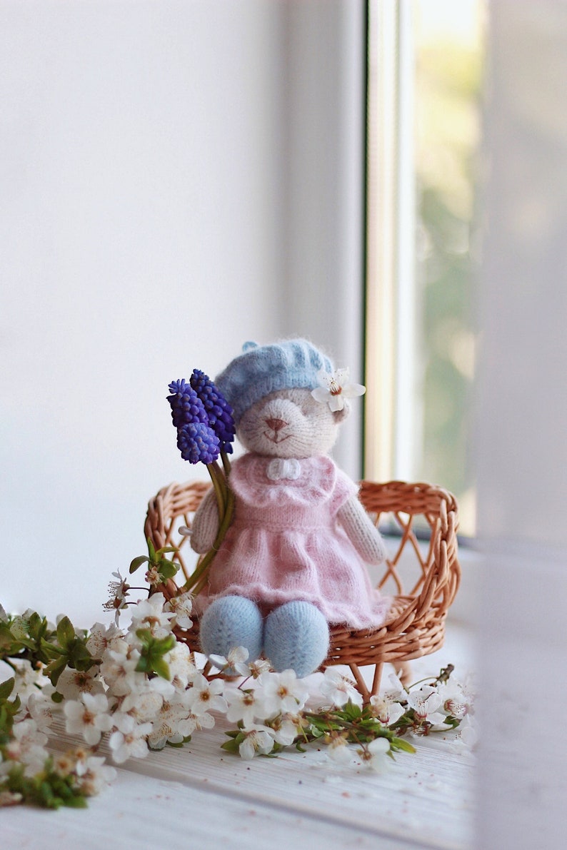 Rosy Bear Knitting Pattern