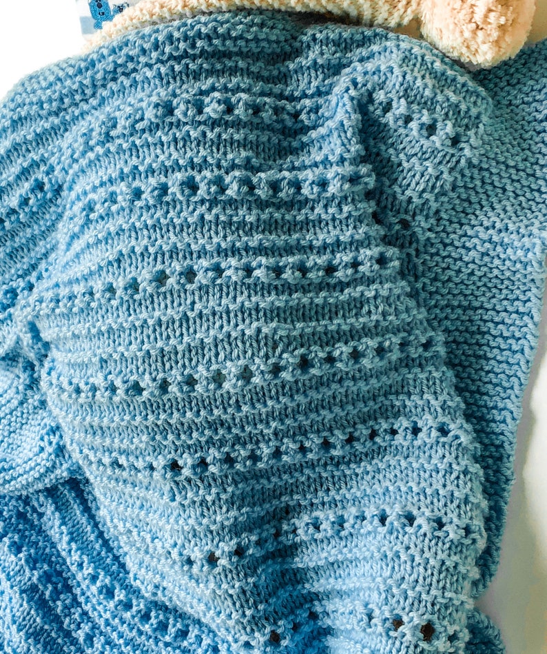 Modern Nest Blanket Knitting Pattern