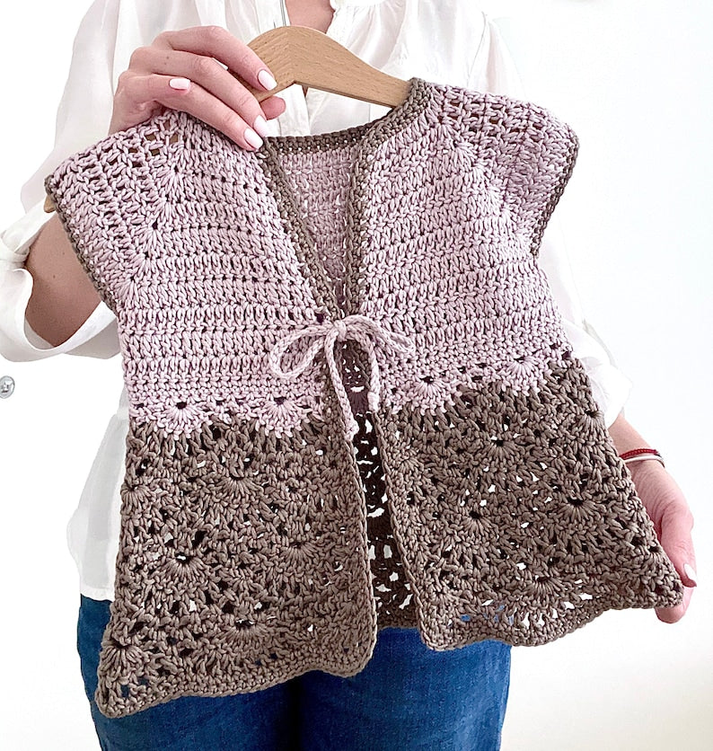 Almond Baby Jacket Crochet Pattern