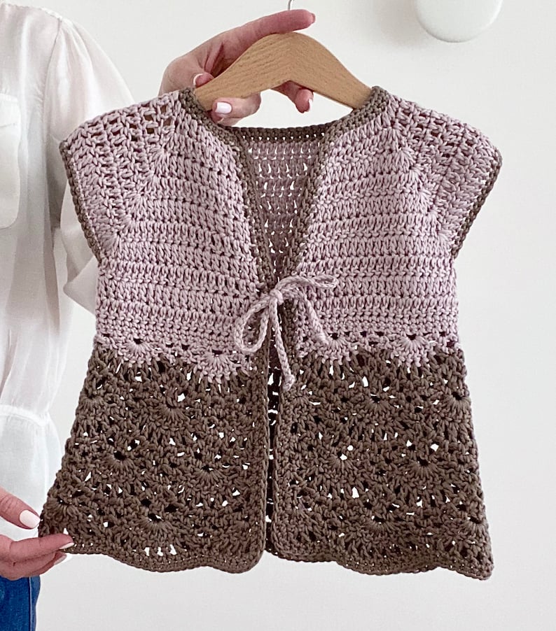 Almond Baby Jacket Crochet Pattern
