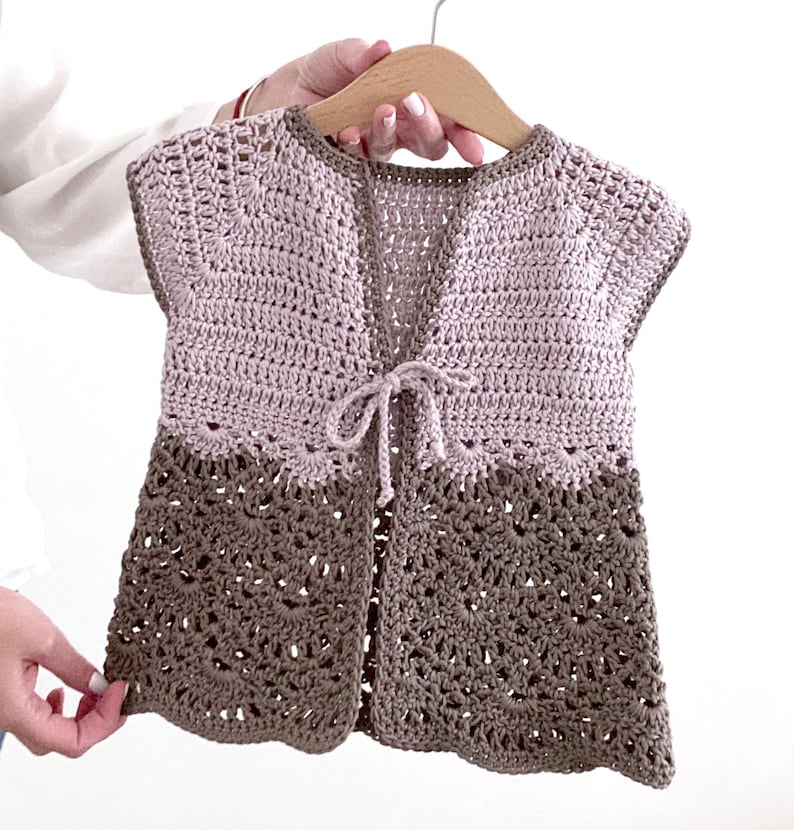 Almond Baby Jacket Crochet Pattern