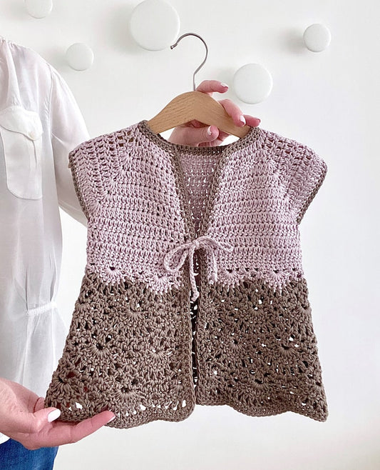 Almond Baby Jacket Crochet Pattern