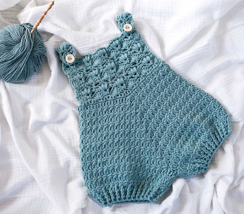 Blue Mist Romper Crochet Pattern