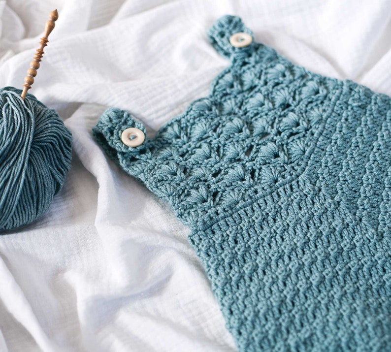 Blue Mist Romper Crochet Pattern