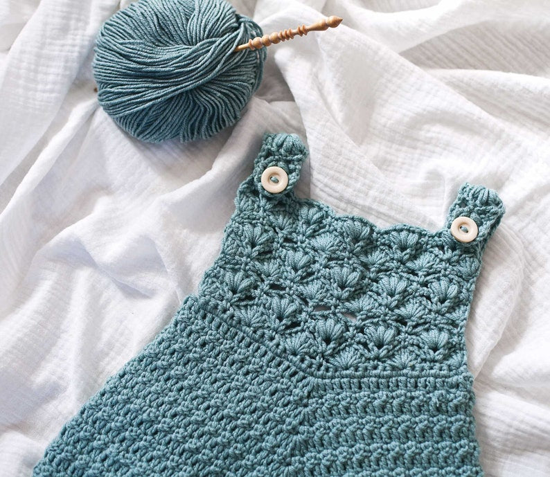 Blue Mist Romper Crochet Pattern