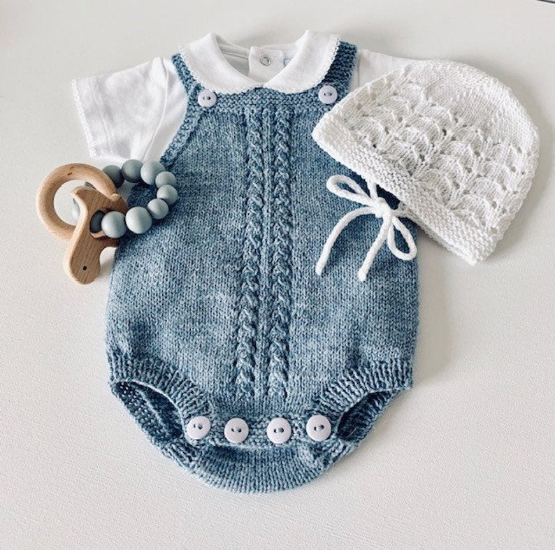 Cloud Romper Knitting Pattern