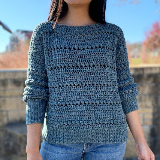 Silver Lake Sweater Crochet Pattern