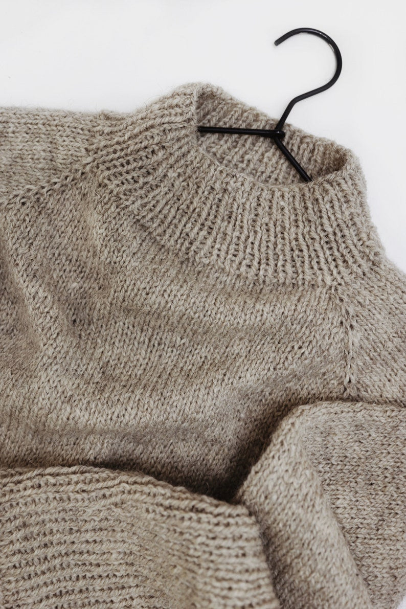 Quietude Sweater Knitting Pattern