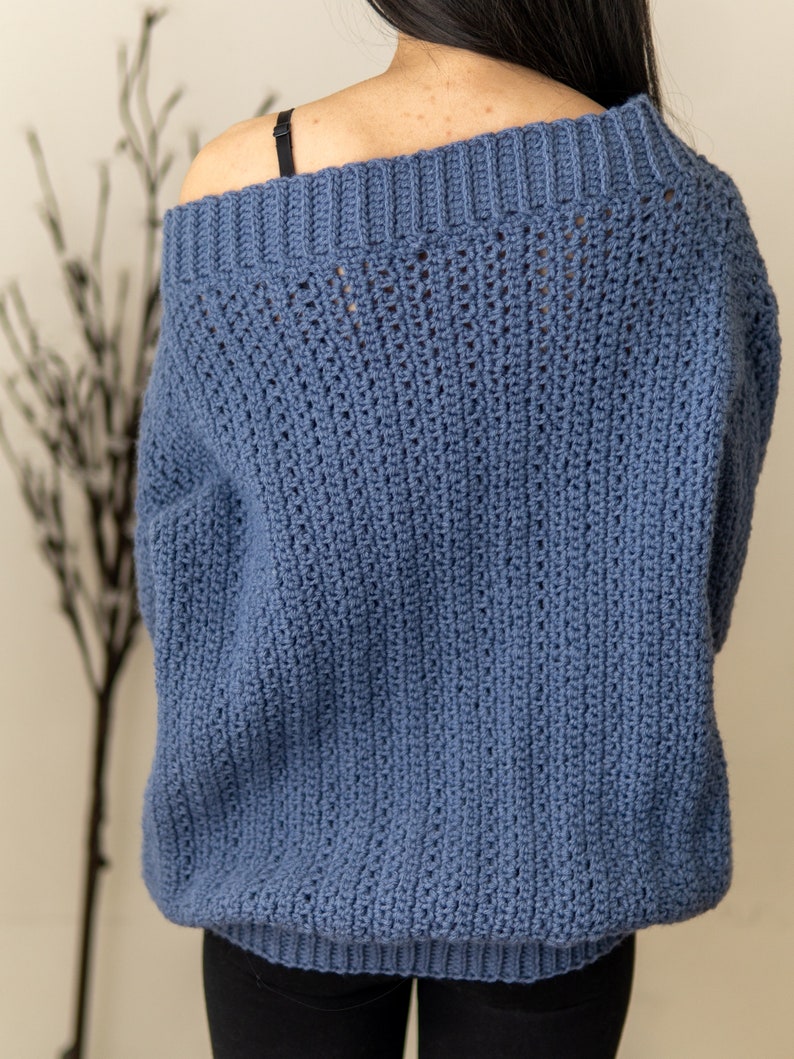 Cornflower Sweater Crochet Pattern