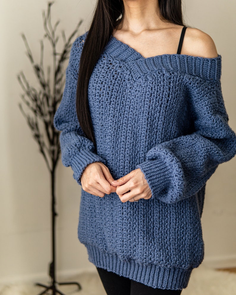 Cornflower Sweater Crochet Pattern